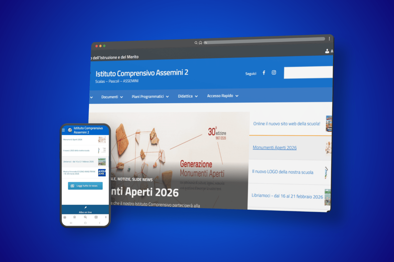 Online il nuovo sito web della scuola!